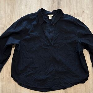 H&M Black Tunic Top XL